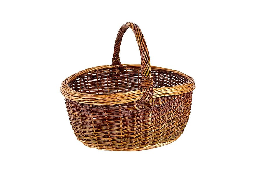 Kobolo Einkaufskorb Einkaufskorb ungeschälte/gekochte Weide, 25 l günstig online kaufen