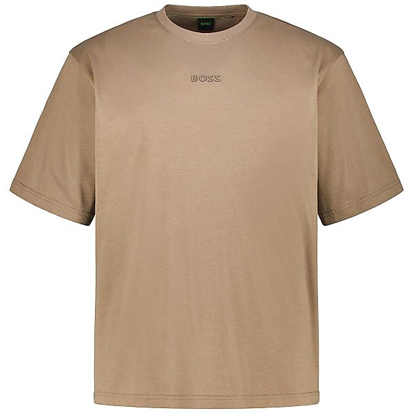 BOSS T-Shirt aus Baumwolle Farbe schlamm Größe: 4XL günstig online kaufen
