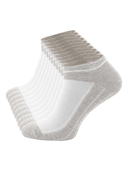 Cotton Prime® Sneakersocken Sportsocken mit Rippsohle (10-Paar) in angenehm günstig online kaufen