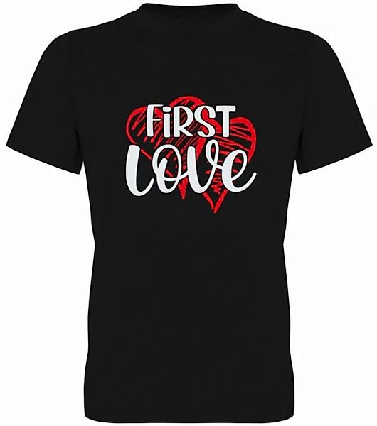 G-graphics T-Shirt First love Herren T-Shirt, mit Frontprint, zum Valentins günstig online kaufen