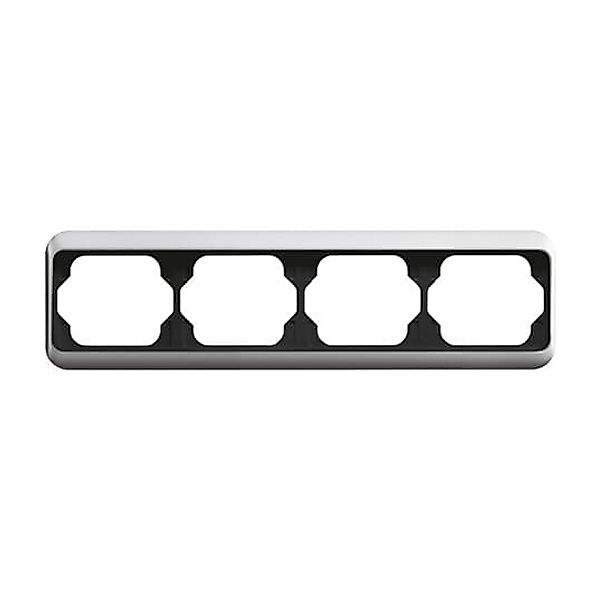 Busch-Jaeger Rahmen 4-fach titan, waager.,alpha 1724-266 günstig online kaufen