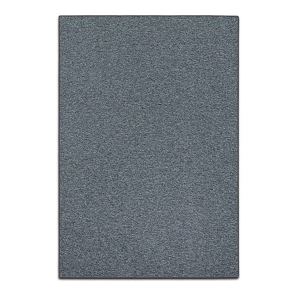 Karat Teppichläufer London Flacher Schlingenflor Dunkelgrau 80 x 350 cm günstig online kaufen