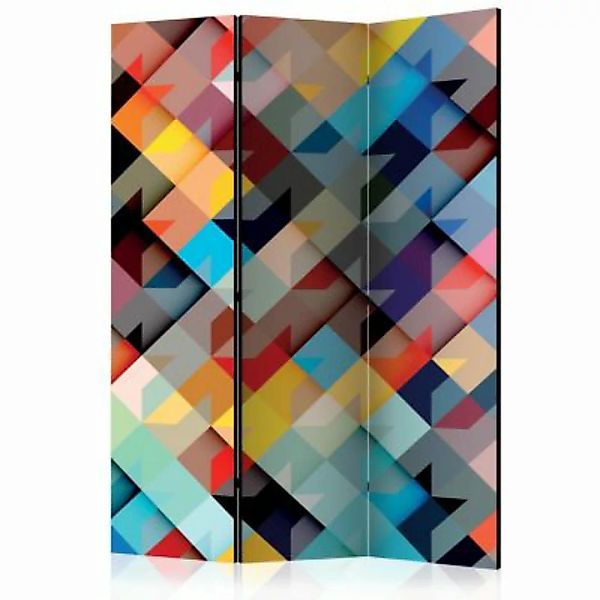 artgeist Paravent Colour Patchwork [Room Dividers] mehrfarbig Gr. 135 x 172 günstig online kaufen