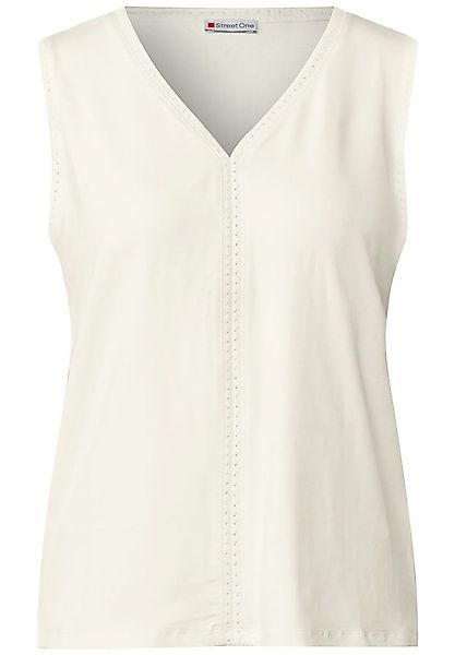 STREET ONE T-Shirt jersey top w.crochet günstig online kaufen