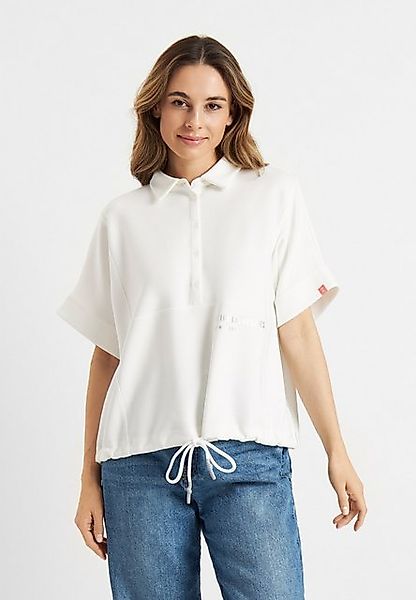 Frieda & Freddies NY Poloshirt Sweat Polo mit Label-Applikationen günstig online kaufen