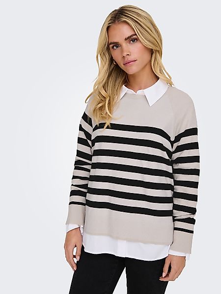 ONLY Rundhalspullover ONLAMA LIFE LS RAGLAN günstig online kaufen