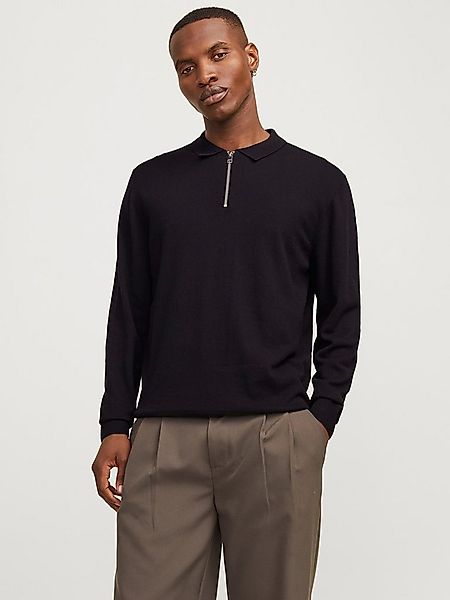 Jack & Jones Polokragenpullover JJEEMIL KNIT POLO HALF ZIP LS NOOS mit Polo günstig online kaufen