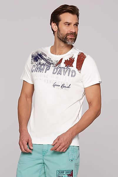 CAMP DAVID T-Shirt mit Print und günstig online kaufen