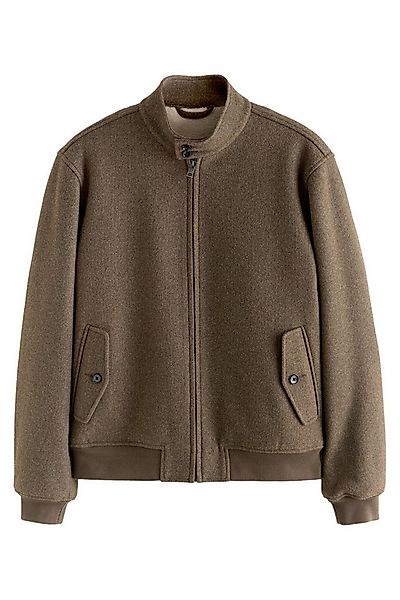 Next Hemdjacke Harringtonjacke in Wolloptik mit Borgfutter (1-St) günstig online kaufen