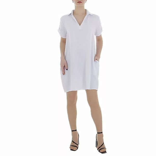 Ital-Design Tunikakleid Damen Freizeit (86164430) Kreppoptik/gesmokt Kleid günstig online kaufen