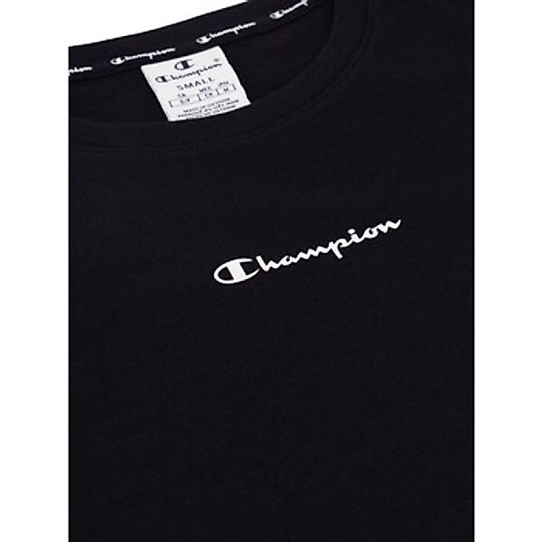 Champion  T-Shirt Shirt Rundhals-T-Shirt aus Baumwolle mit Logo-Bandeinsatz günstig online kaufen
