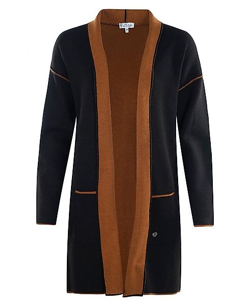 Hajo Strickjacke Long Strickjacke Doubleface Optik günstig online kaufen