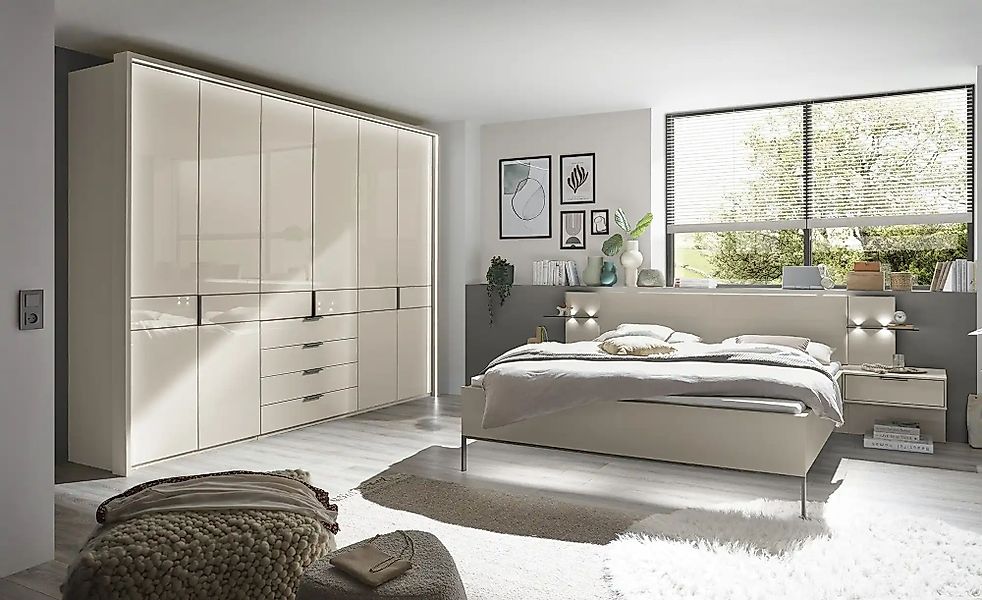 Drehtürenschrank  Parma ¦ beige ¦ Maße (cm): B: 306,4 H: 220 T: 65.0 Schrän günstig online kaufen