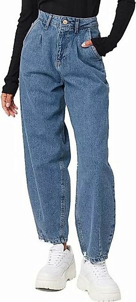 KIKI Ankle-Jeans Modejeans neue hohe Taille, die gerade Hosen abnimmt günstig online kaufen