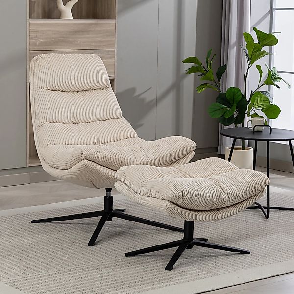Duo Collection Relaxsessel "Porto" 360 drehbar, doppelte Polsterung, mit Ho günstig online kaufen