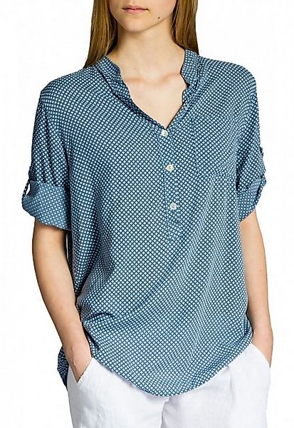 Caspar Shirtbluse BLU013 Damen Bluse gepunktet günstig online kaufen
