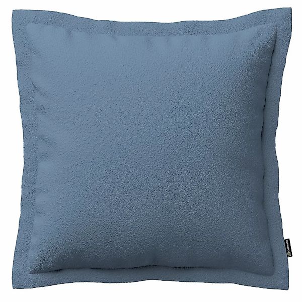 Kissenhülle Mona mit Stehsaum, blau, 45 x 45 cm, Bouclé (702-86) günstig online kaufen