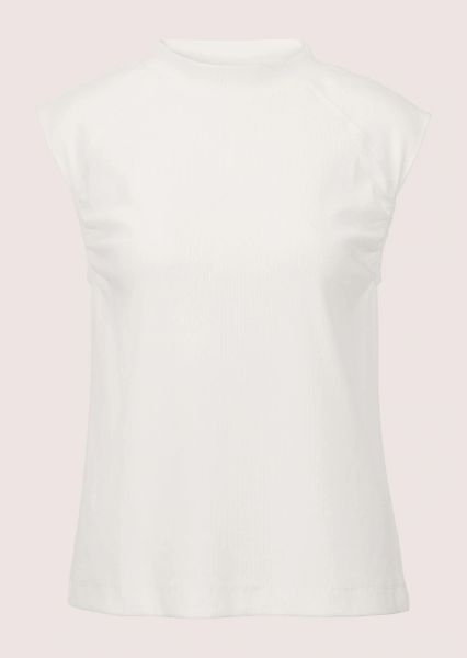 MADELEINE Kurzarmshirt "Shirt Ärmelfreies Ripp-Shirt" günstig online kaufen