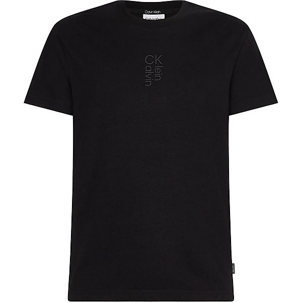 Calvin Klein Hybrid Logo Kurzärmeliges T-shirt L Ck Black günstig online kaufen