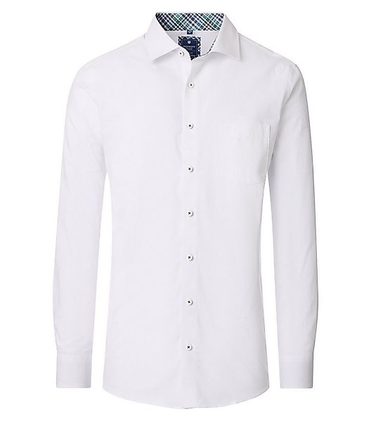 Redmond Langarmhemd uni Modern Fit günstig online kaufen