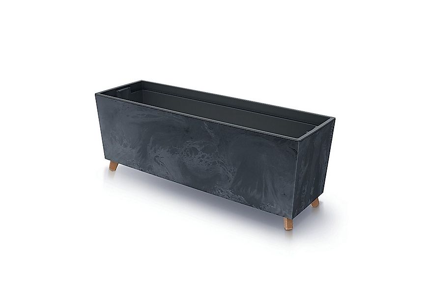 Prosperplast Blumentopf, Urbi Case Beton Effect N Anthrazit günstig online kaufen