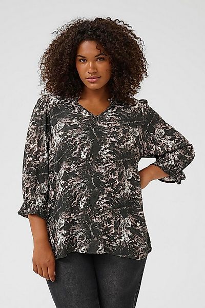 KAFFE Curve Langarmbluse Langarm-Bluse KClunda Große Größen günstig online kaufen
