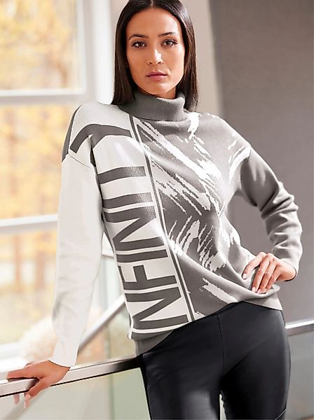 heine Jacquardpullover "Rollkragenpullover" günstig online kaufen