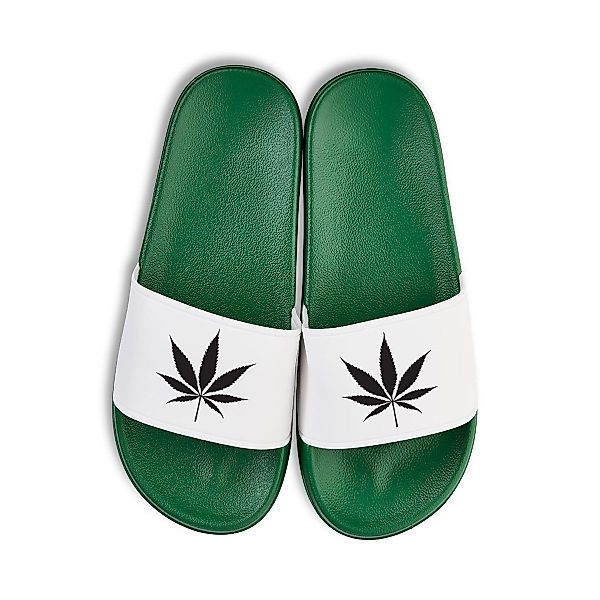 Youth Designz Cannabis Weed Unisex Badelatschen günstig online kaufen