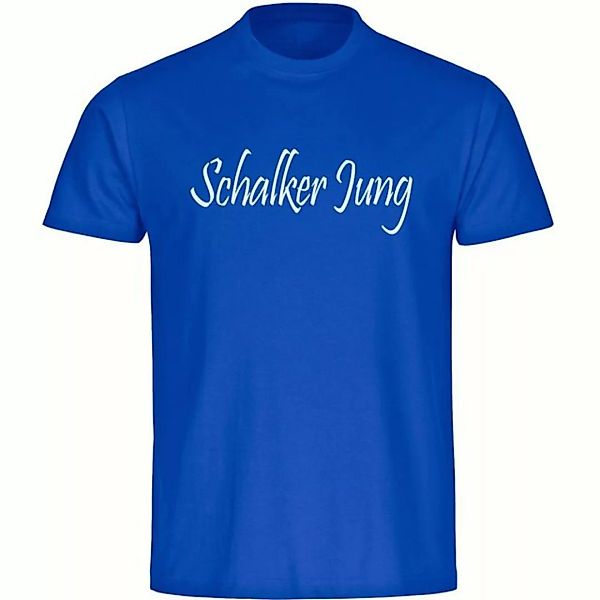 multifanshop T-Shirt Herren Schalke - Schalker Jung - Männer günstig online kaufen