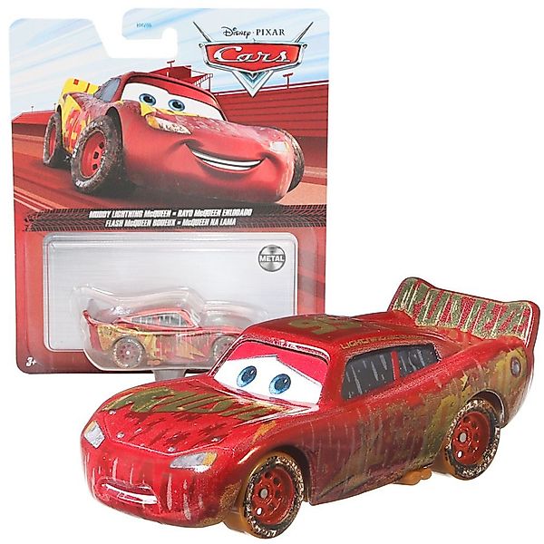 Disney Cars Spielzeug-Rennwagen Muddy Lightning GKB35 günstig online kaufen