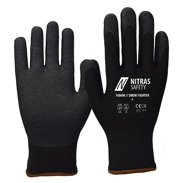 Nitras Winter-Arbeitshandschuhe Snow Fighter Winterhandschuhe gesandet günstig online kaufen