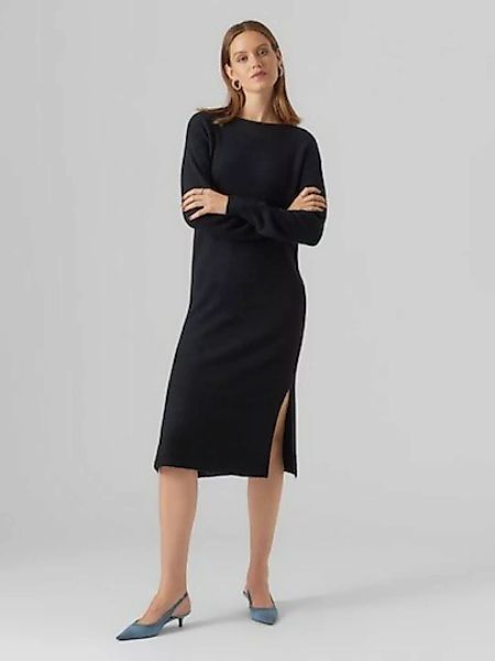 Vero Moda Strickkleid VMLEFILE LS BOATNECK CALF DRESS NOOS günstig online kaufen