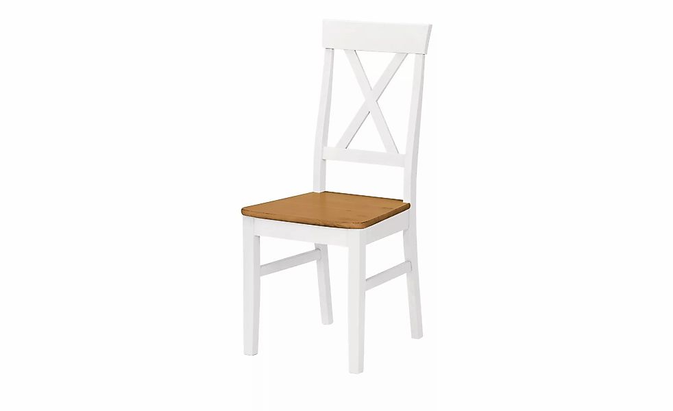 maison bleue Holzstuhl  Bendetta ¦ weiß ¦ Maße (cm): B: 45 H: 98 T: 44.0 St günstig online kaufen