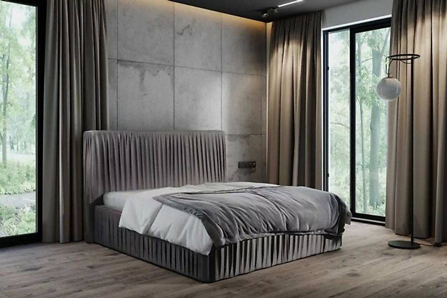 JVmoebel Bett Luxus Schlafzimmer Doppel Betten Ehe Textil Bett Hotel Gestel günstig online kaufen