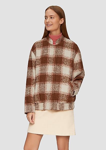 s.Oliver Funktionsjacke Blouson aus Bouclé mit günstig online kaufen