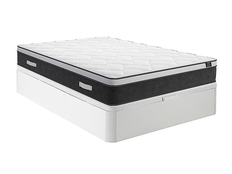 Set aus Bettgestell mit Bettkasten + Taschenfederkernmatratze mit Memory Sc günstig online kaufen