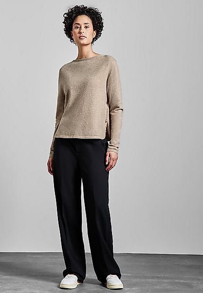 STREET ONE Strickpullover mit U-Boot-Ausschnitt günstig online kaufen