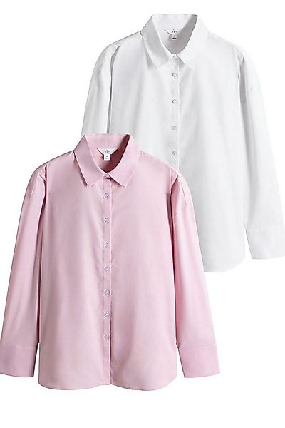The Set Langarmbluse 2er-Pack The Set Oxford-Hemden (2-tlg) günstig online kaufen