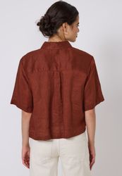 STREET ONE STUDIO Kurzarmbluse mit Knopfleiste günstig online kaufen