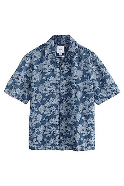 Next Kurzarmhemd Kurzärmeliges Hemd mit Jacquard-Print (1-tlg) günstig online kaufen