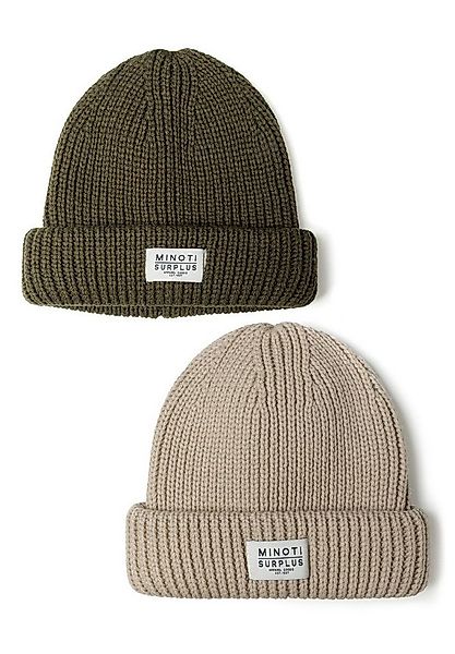 MINOTI Beanie Zwei Beanie-Mützen mit Aufnäher 2 Beanie-Mützen günstig online kaufen