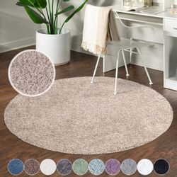 Carpet City Hochflor-Teppich City Shaggy, rund, günstig online kaufen