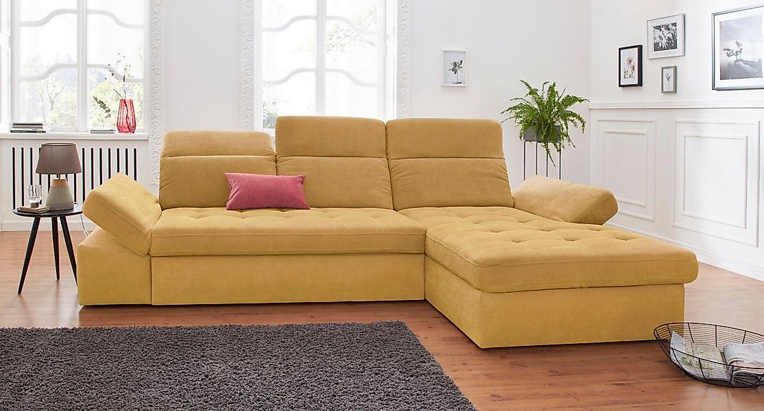 sit&more Ecksofa Stardust L-Form, wahlweise mit Bettfunktion und Bettkasten günstig online kaufen