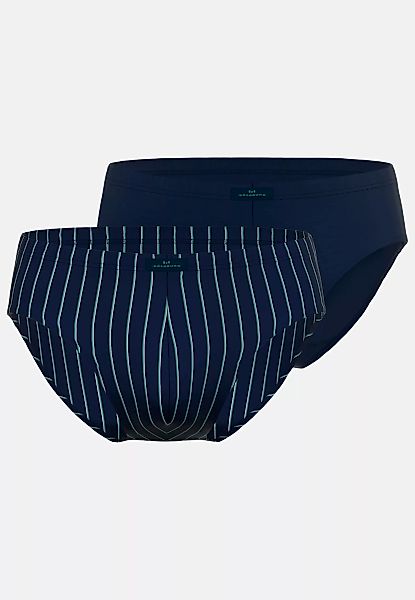 GÖTZBURG Slip "Bray", (2er Pack), Streifendesign, weich, Baumwollmix, elast günstig online kaufen