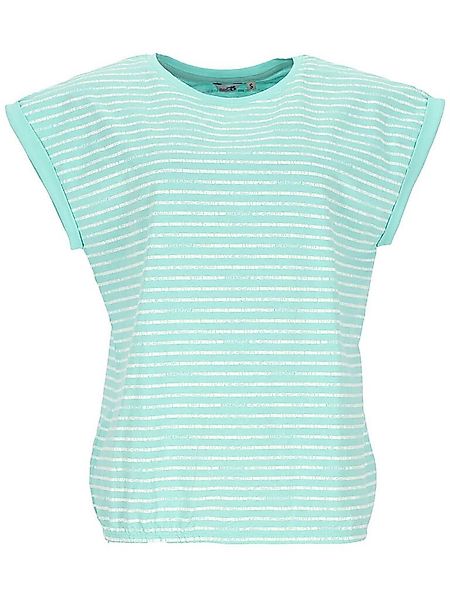 modAS Rundhalsshirt Damen Shirt ohne Ärmel mit MEERzeit-Streifen - Streifen günstig online kaufen