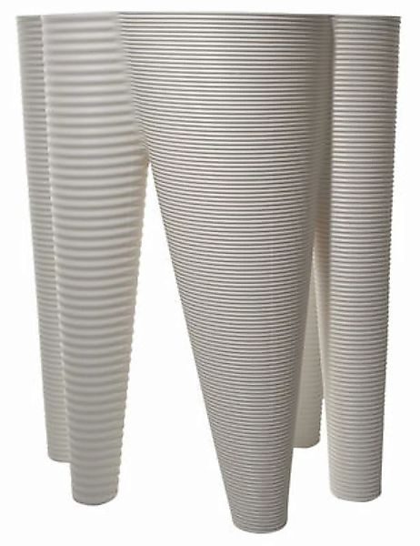 Blumentopf The Vases plastikmaterial weiß - Serralunga - Weiß günstig online kaufen