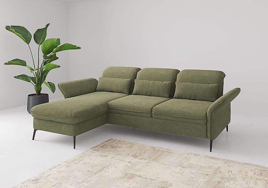 sit&more Ecksofa "Emely, inkl. Sitztiefenverstellung" wahlweise mit Bettfun günstig online kaufen