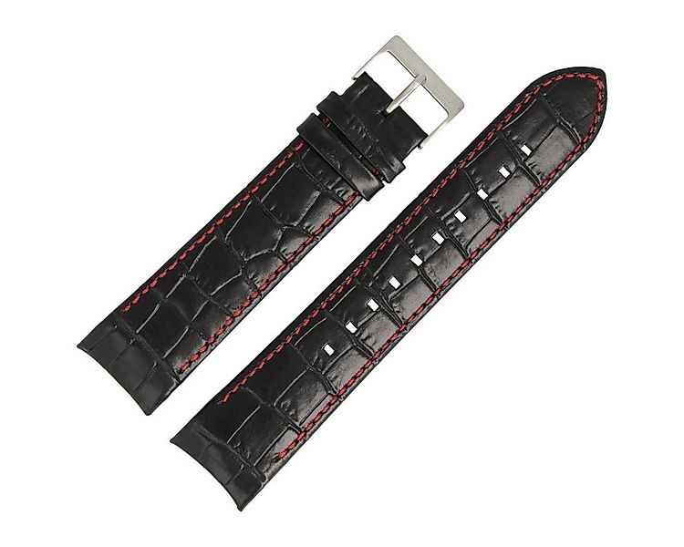 BOSS Uhrenarmband 22mm Leder Schwarz 659302753 günstig online kaufen