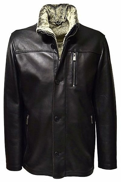 Zimmert Leather Lederjacke Ron ausknöpfbares Kunstfell günstig online kaufen