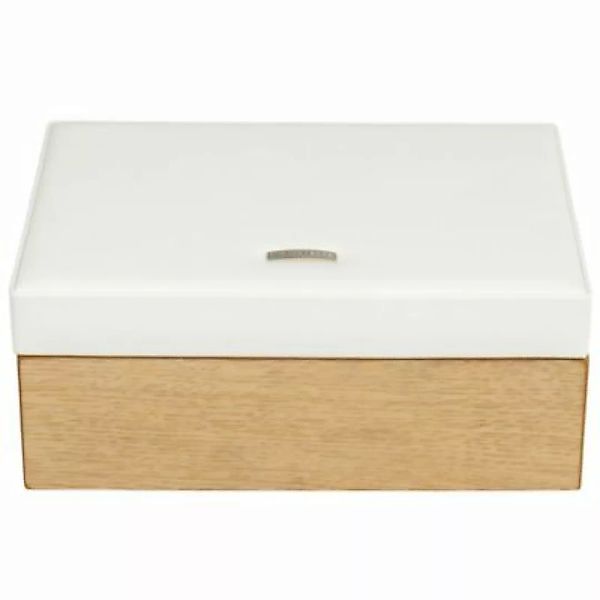 Windrose Wood Schmuckkoffer 26 cm Schmuckkästchen weiß günstig online kaufen